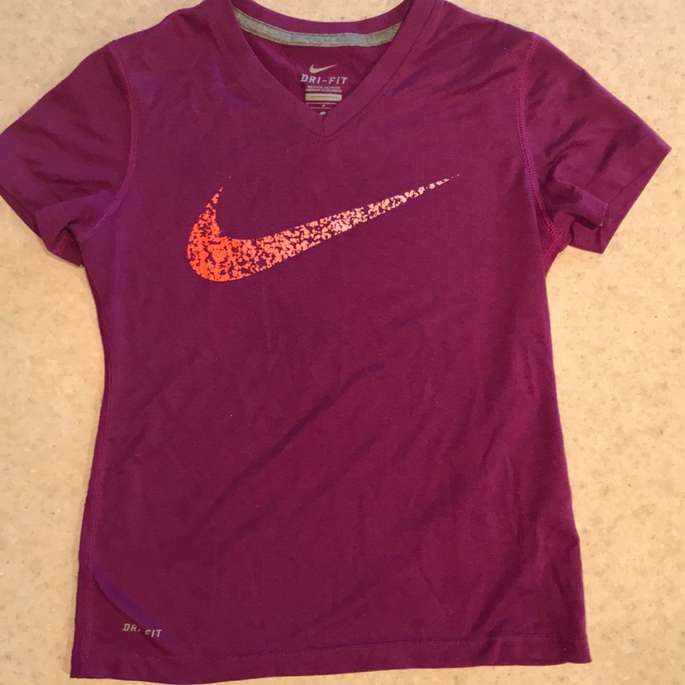 Nike DRI-FIT small girls athletic shirt